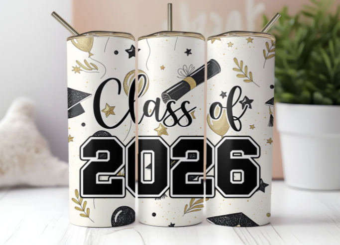 Celebrate the Journey: Class of 2026 Graduation Tumblers! 🎓✨
