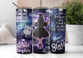 Personalized 20oz Graduation Tumbler - Galaxy "She Believed She Could" Wrap - Class of 2026 Gift